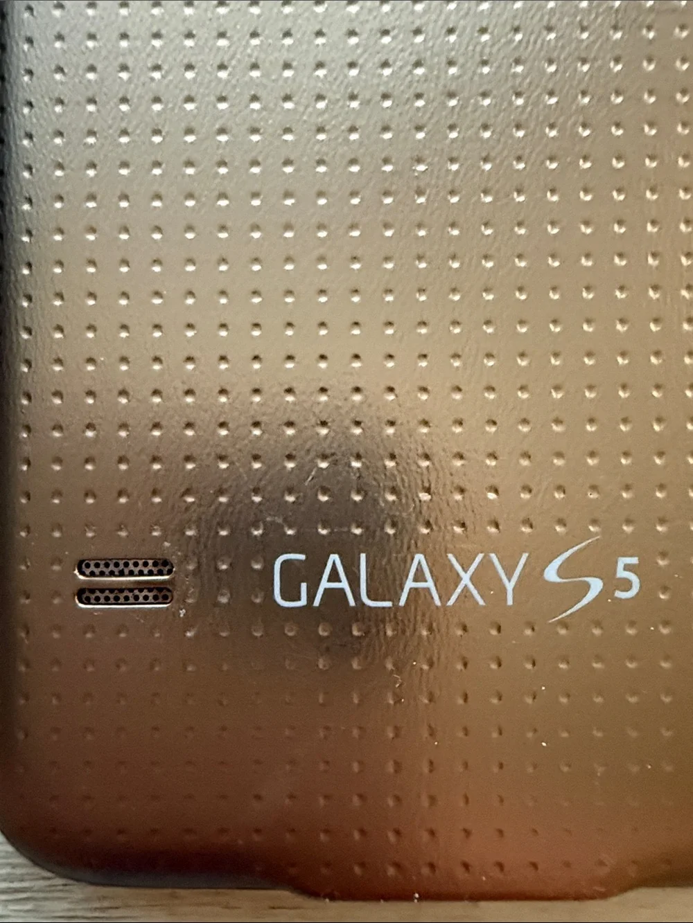 Samsung Galaxy S 5, Smartphone in  Gold with Black Display